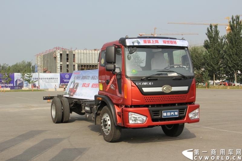 9月11日，福田瑞沃中卡康明斯动力新品上市发布会在北京顺利落幕，福田高层、供应商代表、经销商代表、用户代表共同见证了福田瑞沃康明斯动力新品的首次登场。图为福田瑞沃中卡康明斯动力新品。