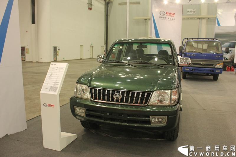 2013年10月30日，中国国际商用车展（CCVS）在武汉国际博览中心开幕，此次展会相比首届规模更大，覆盖B1-B5，A1-A3八个展区。相比首届，今年还增加了动态展示区，还有车试乘试驾，专用车功能演示等环节。一汽解放、东风商用车、重汽、福田、陕汽、江淮、上依红等厂商纷纷携旗下明星产品悉数亮相。图为北汽越铃柴油版皮卡。