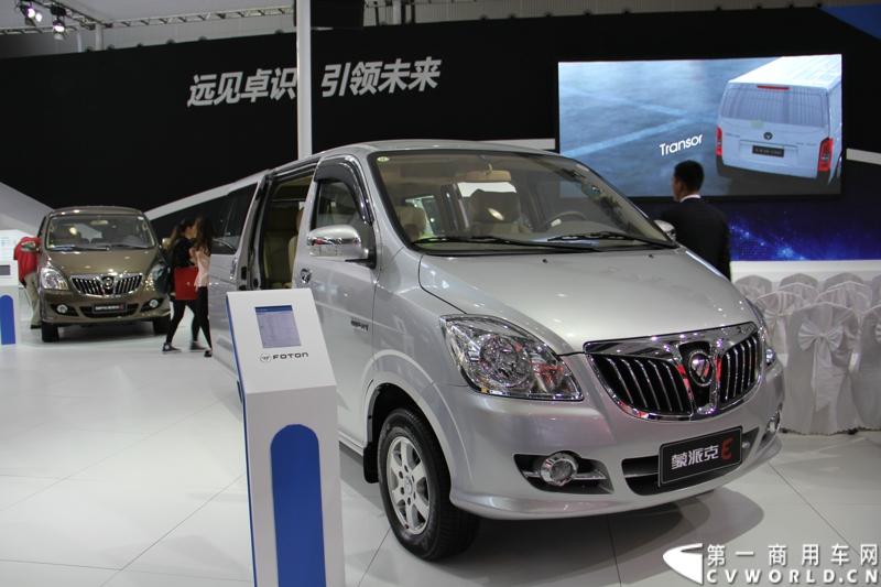 2013年11月21日，第十一届广州国际车展盛大开幕，福田汽车携旗下蒙派克S级、蒙派克E级、风景、拓陆者以及萨普征服者皮卡等7款重点产品亮相。车展现场，福田汽车正式发布2014新品路线图，同时现场揭晓了福田汽车南极品质之旅活动中“极地司机”和“极地梦想家”的最终名单。图为福田蒙派克E级。