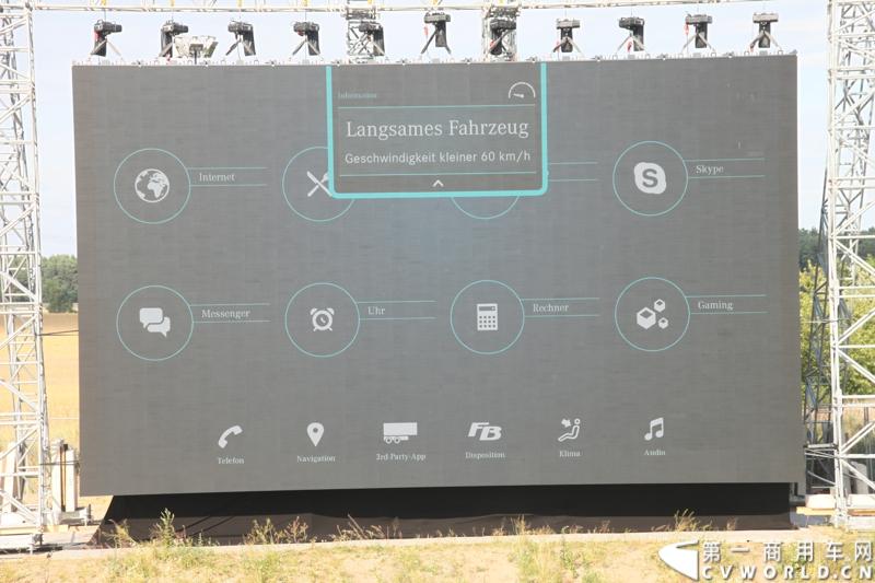 作为戴姆勒卡车“重塑未来运输”计划的一部分，梅赛德斯-奔驰未来卡车2025不仅将节约能耗，降低尾气排放，同时将确保最高水准的道路交通安全性。梅赛德斯-奔驰未来卡车2025在全球首发中展现出与众不同的非凡性能，在德国马格德堡A14号公路的实际路况下，时速高达80公里/小时。