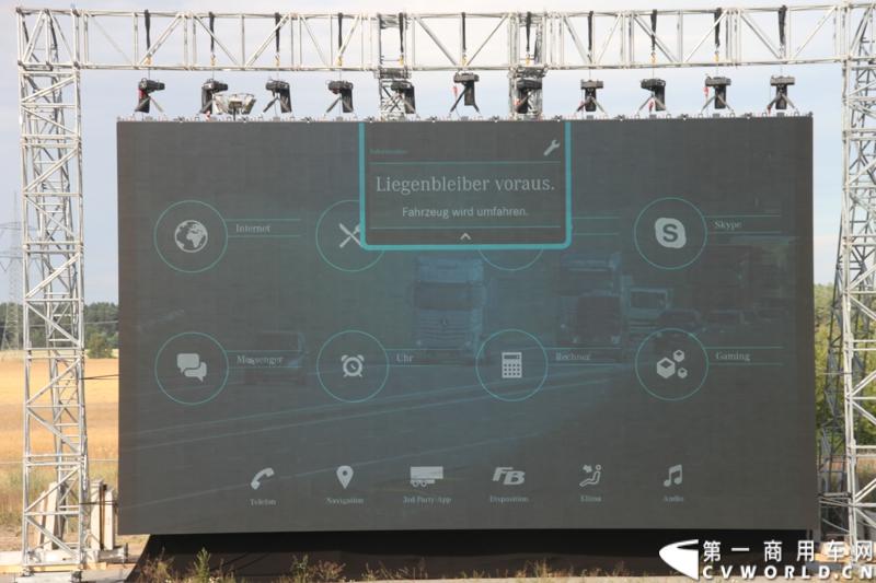 作为戴姆勒卡车“重塑未来运输”计划的一部分，梅赛德斯-奔驰未来卡车2025不仅将节约能耗，降低尾气排放，同时将确保最高水准的道路交通安全性。梅赛德斯-奔驰未来卡车2025在全球首发中展现出与众不同的非凡性能，在德国马格德堡A14号公路的实际路况下，时速高达80公里/小时。