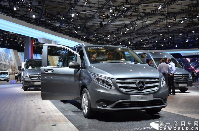 探馆汉诺威之奔驰轻客篇。图为奔驰Vito 116 CDI
