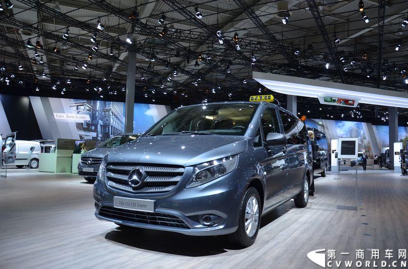 探馆汉诺威之奔驰轻客篇。图为奔驰Vito 116 CDI Tourer