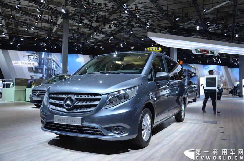 探馆汉诺威之奔驰轻客篇。图为奔驰Vito 116 CDI Tourer 