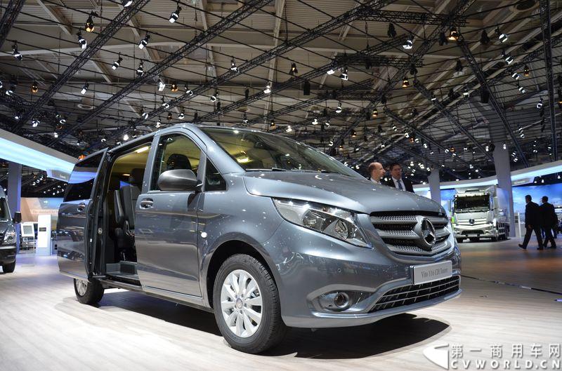 探馆汉诺威之奔驰轻客篇。图为奔驰Vito 116 CDI Tourer