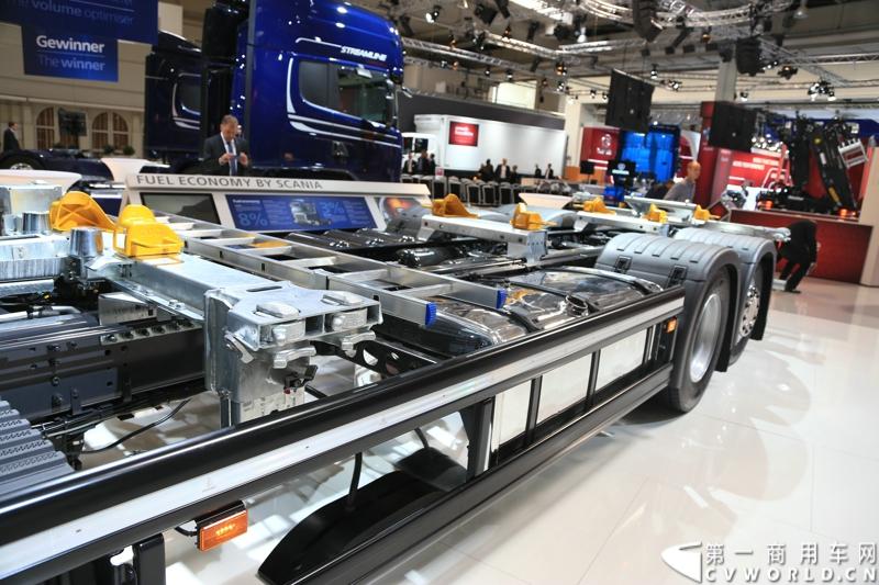 探馆汉诺威之最环保斯堪尼亚篇。图为R 490 LB6x24MNB