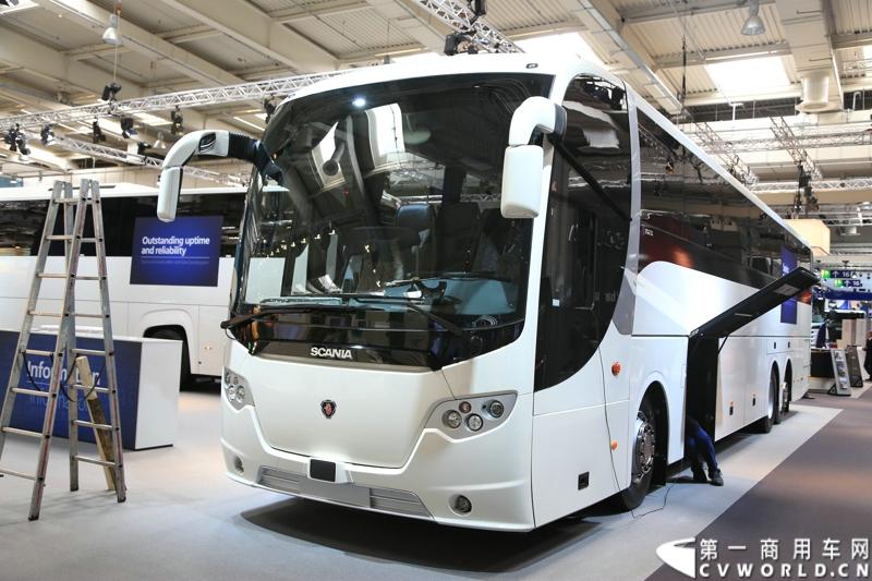 探馆汉诺威之最环保斯堪尼亚篇。图为R 490 LB6x24MNB