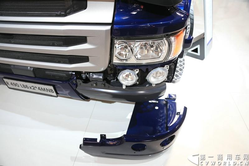 探馆汉诺威之最环保斯堪尼亚篇。图为R 490 LB6x24MNB