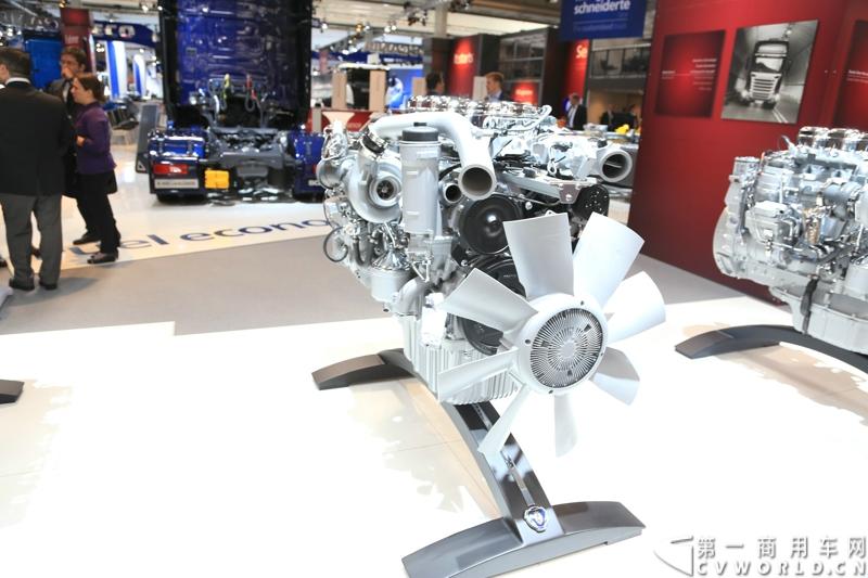 探馆汉诺威之最环保斯堪尼亚篇。图为R 490 LB6x24MNB