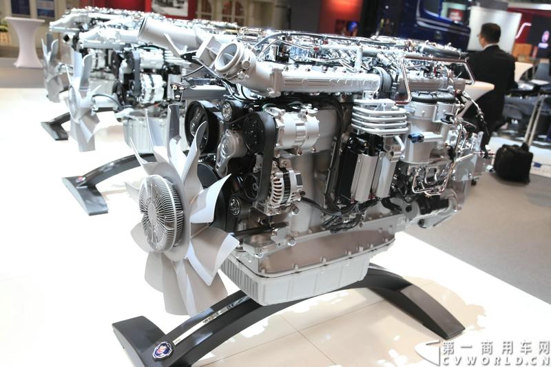 探馆汉诺威之最环保斯堪尼亚篇。图为R 490 LB6x24MNB