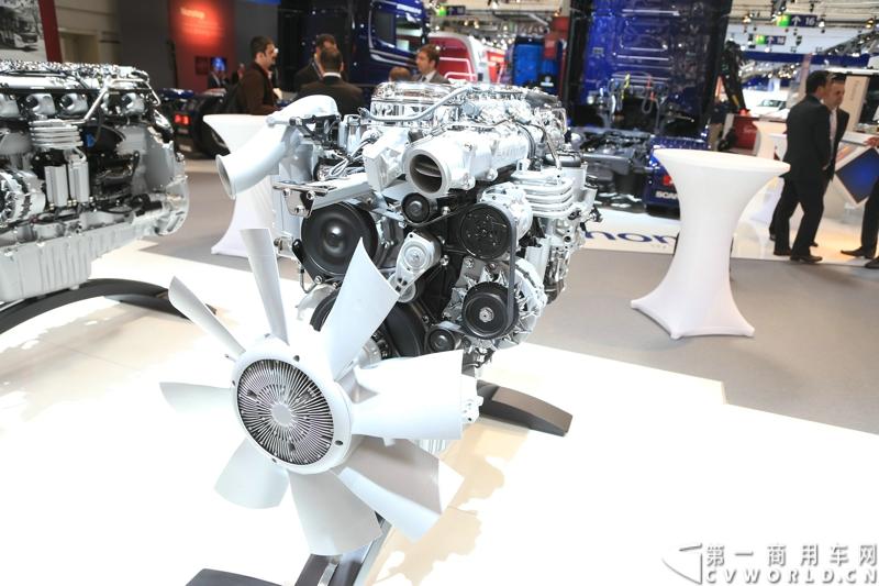 探馆汉诺威之最环保斯堪尼亚篇。图为R 490 LB6x24MNB