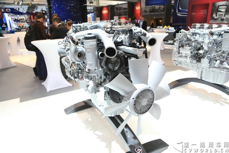 探馆汉诺威之最环保斯堪尼亚篇。图为R 490 LB6x24MNB