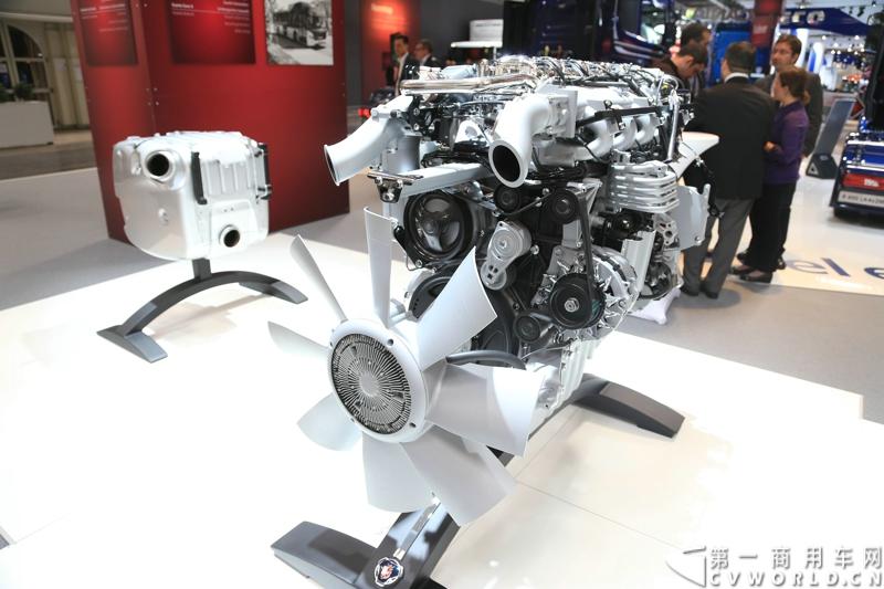 探馆汉诺威之最环保斯堪尼亚篇。图为R 490 LB6x24MNB