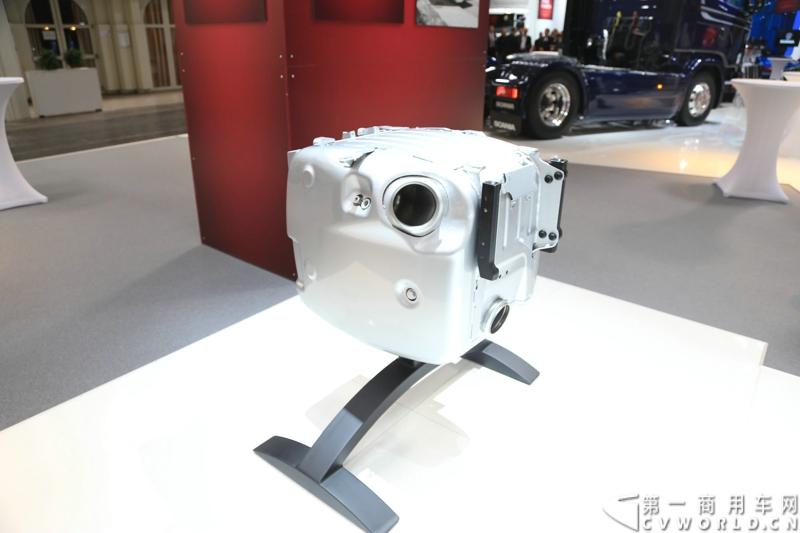 探馆汉诺威之最环保斯堪尼亚篇。图为R 490 LB6x24MNB