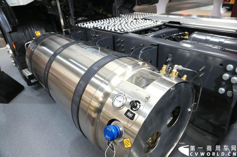 探馆汉诺威之最环保斯堪尼亚篇。图为R 490 LB6x24MNB