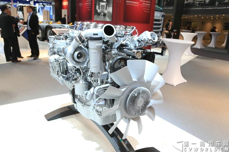 探馆汉诺威之最环保斯堪尼亚篇。图为R 490 LB6x24MNB