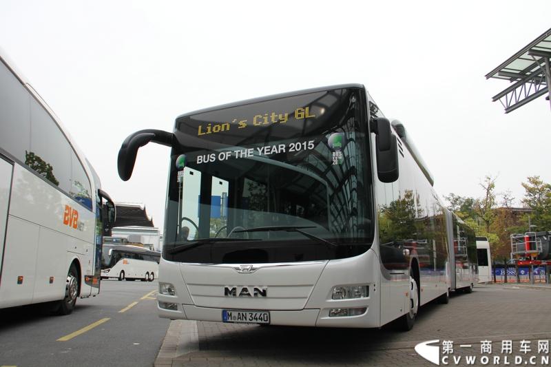 探馆汉诺威之德国曼篇。图为2015年度客车——MAN LION'S CITY GL