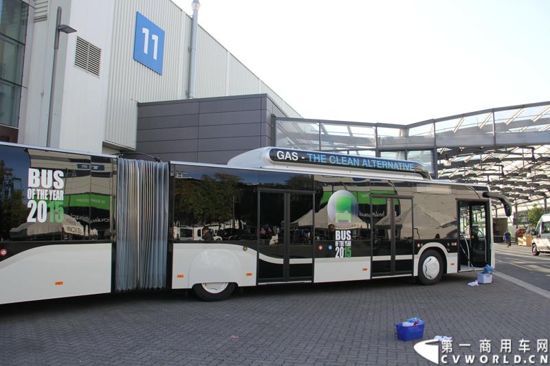 探馆汉诺威之德国曼篇。图为2015年度客车——MAN LION'S CITY GL