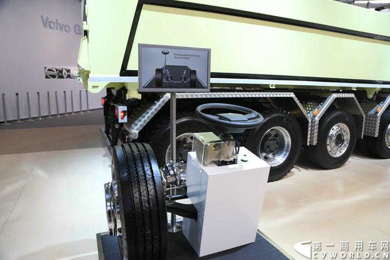 探馆汉诺威之沃尔沃篇。图为沃尔沃 FMX 10x4自卸车