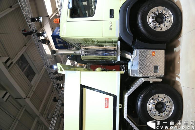 探馆汉诺威之沃尔沃篇。图为沃尔沃 FMX 10x4自卸车