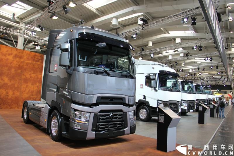 探馆汉诺威之雷诺篇。图为雷诺最新的T系列重卡