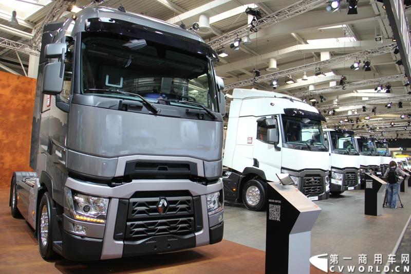 探馆汉诺威之雷诺篇。图为雷诺最新的T系列重卡