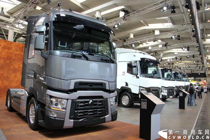 探馆汉诺威之雷诺篇。图为雷诺最新的T系列重卡