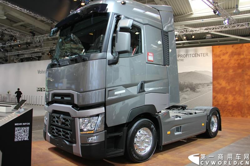 探馆汉诺威之雷诺篇。图为雷诺最新的T系列重卡