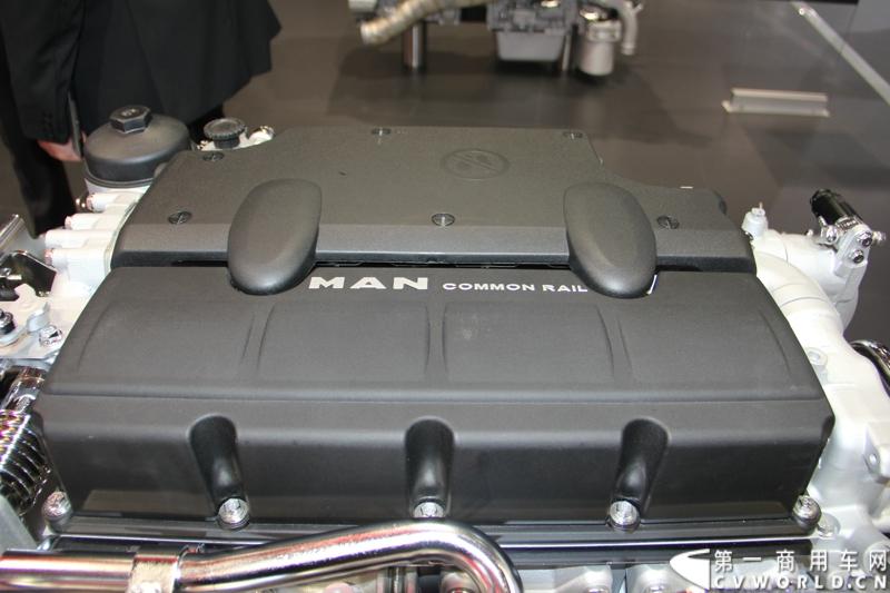 探馆汉诺威之曼全系柴油机及气体机篇。图为MAN D0834 LFL66欧六发动机 
