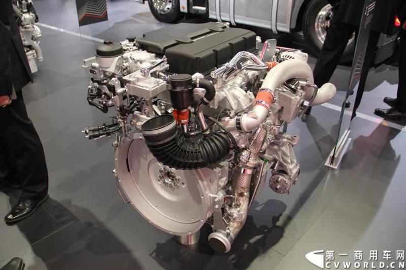 探馆汉诺威之曼全系柴油机及气体机篇。图为MAN D0834 LFL66欧六发动机 