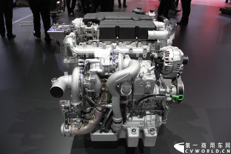 探馆汉诺威之曼全系柴油机及气体机篇。图为MAN D0834 LOH64欧六柴油发动机 