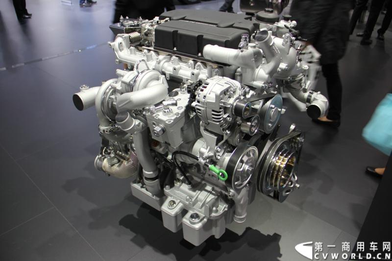 探馆汉诺威之曼全系柴油机及气体机篇。图为MAN D0834 LOH64欧六柴油发动机 