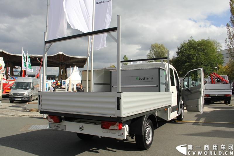 探馆汉诺威之现代轻型商用车篇。图为大众Crafter 
