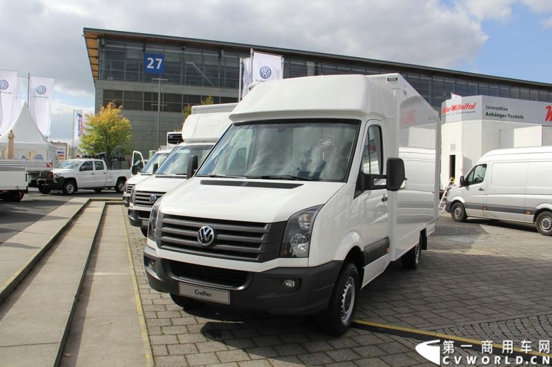 探馆汉诺威之现代轻型商用车篇。图为大众Crafter 