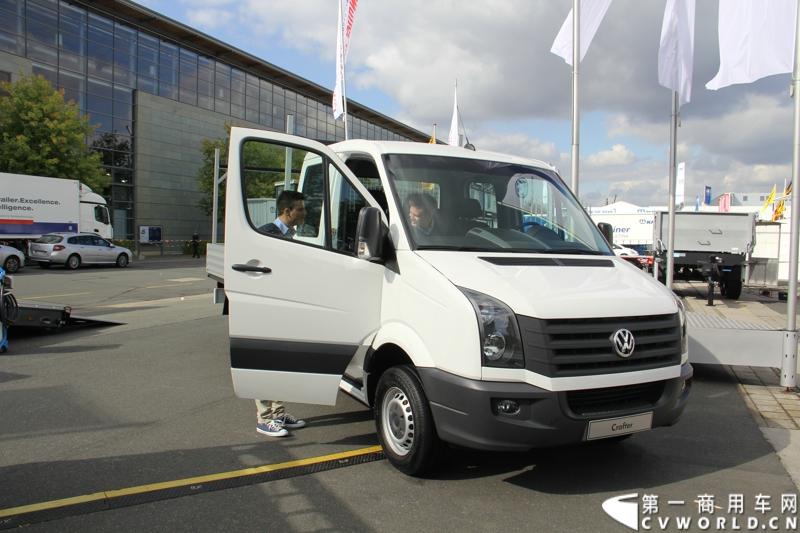 探馆汉诺威之现代轻型商用车篇。图为大众Crafter 