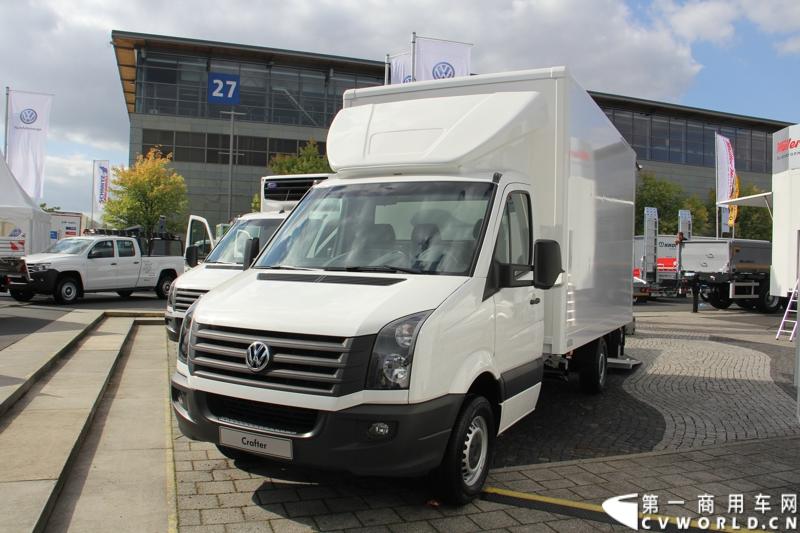 探馆汉诺威之现代轻型商用车篇。图为大众Crafter 