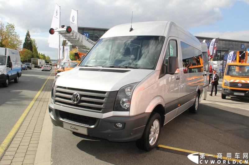 探馆汉诺威之现代轻型商用车篇。图为大众Crafter大VAN