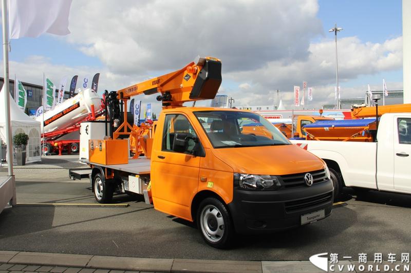 探馆汉诺威之现代轻型商用车篇。图为大众TRANSPORTER专用车