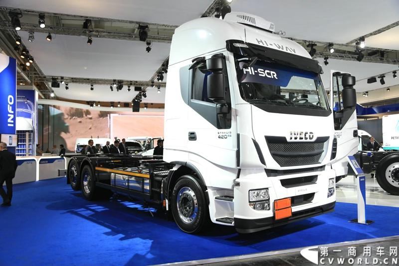 探馆汉诺威之依维柯篇。图为依维柯StralisHi-Way