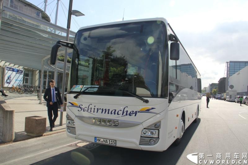 探馆汉诺威之依维柯篇。图为依维柯大客车