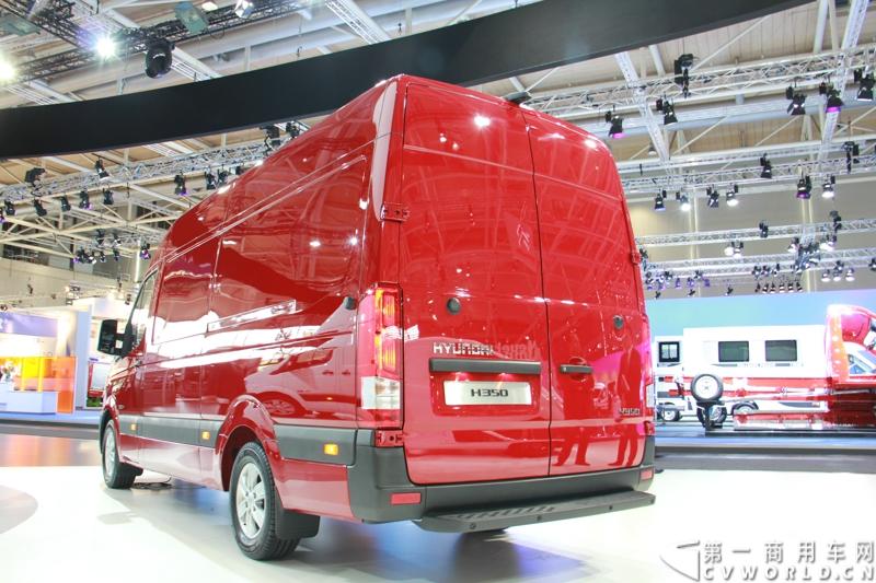 探馆汉诺威之现代轻型商用车篇。图为现代H350
