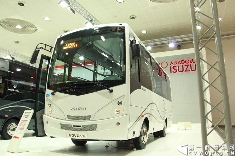探馆汉诺威之五十铃客车篇。图为五十铃NOVO CITI 