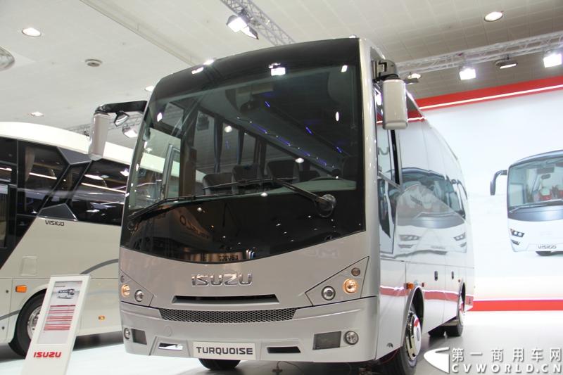 探馆汉诺威之五十铃客车篇。图为五十铃TURQUOISE 