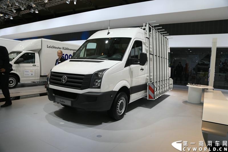 探馆汉诺威之大众轻型商用车篇。图为大众crafter 