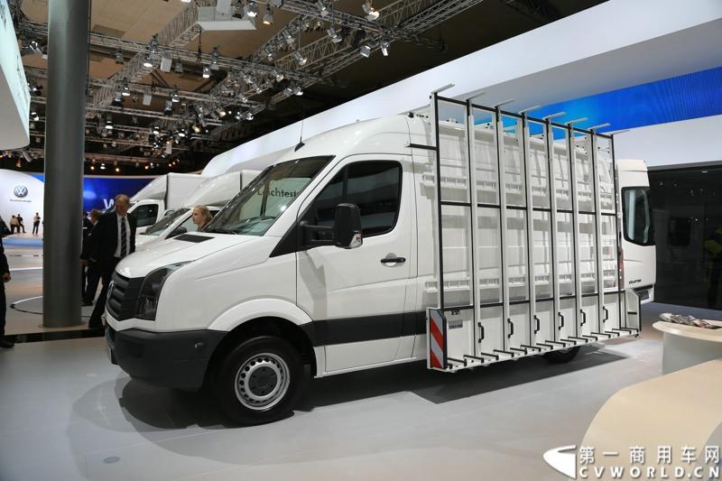 探馆汉诺威之大众轻型商用车篇。图为大众crafter 