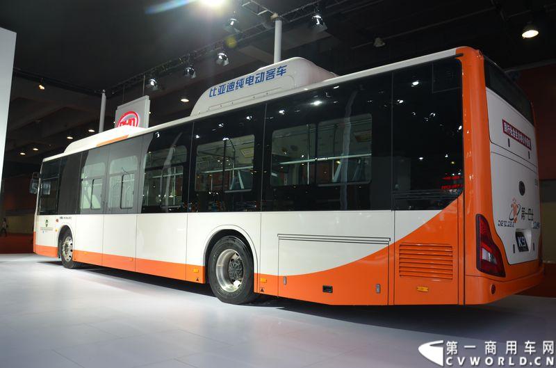 广州车展探馆之纯电动客车篇。图为比亚迪K9纯电动客车