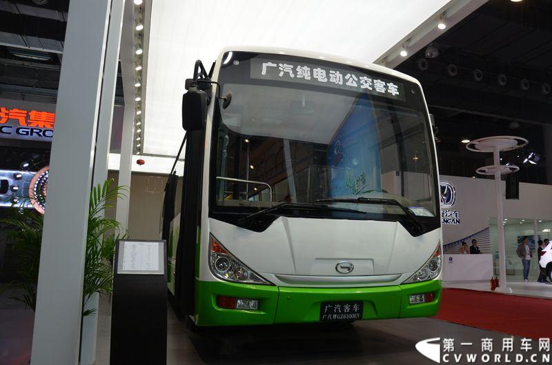 广州车展探馆之纯电动客车篇。图为广汽纯电动客车 
