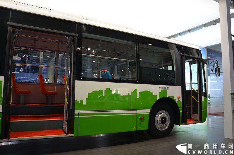 广州车展探馆之纯电动客车篇。图为广汽纯电动客车 