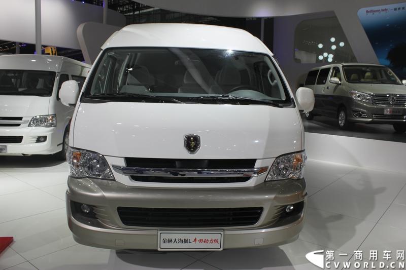 广州车展探馆之华晨金杯篇。图为金杯大海狮L 丰田动力版 