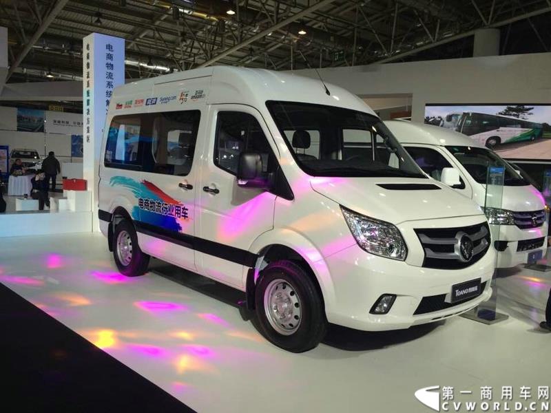 2015年1月5日，福田汽车集团&福田戴姆勒汽车2015中国山东汽车展览会在山东济南隆重开幕。图为图雅诺